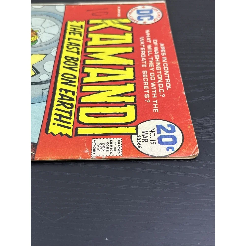 Kamandi The Last Boy on Earth #15 DC Comics 1974 Jack Kirby Bronze‎ Age Comic